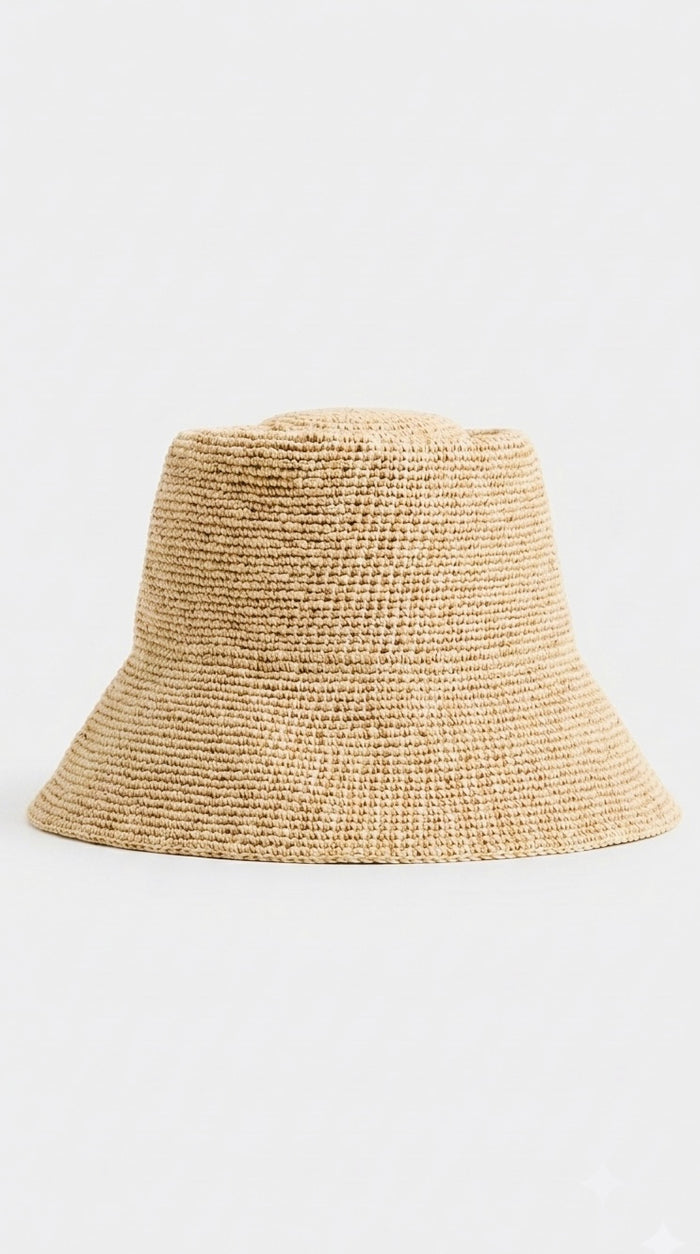 sombrero bucket efecto rafia +1color