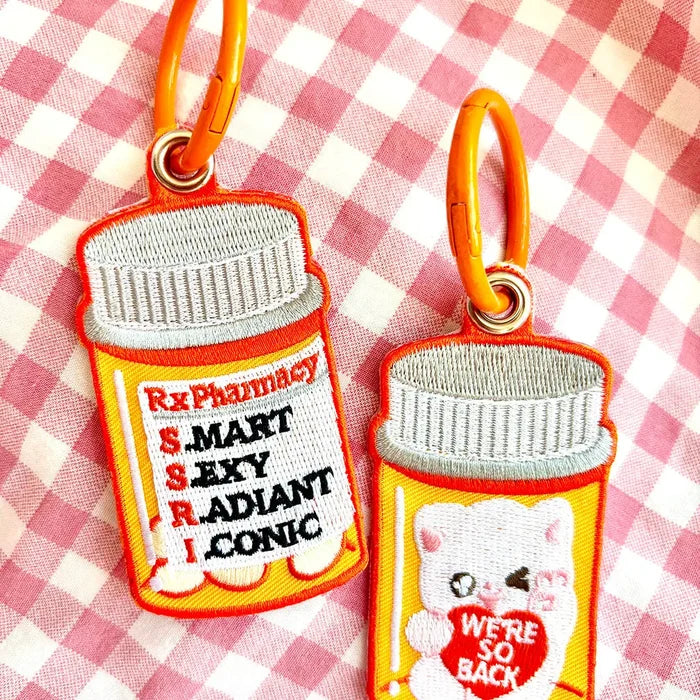 SSRI Baddie Keychain