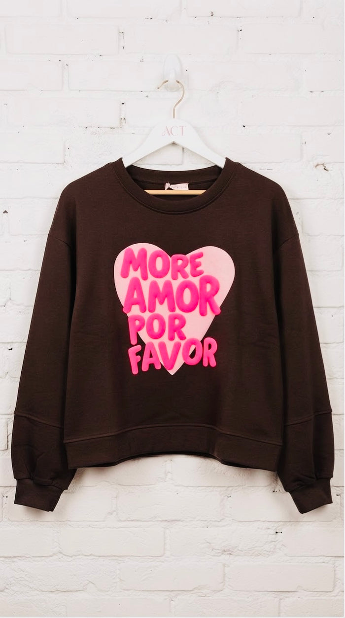 Sudadera Corazón "More Amor"