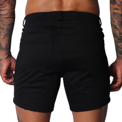 Sunday Black Short vista posterior de Gigo Underwear