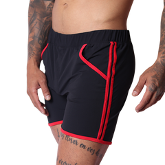 Typer Black Shorts vista frontal de Gigo Underwear