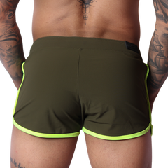 Typerhot Green Shorts vista posterior de Gigo Underwear