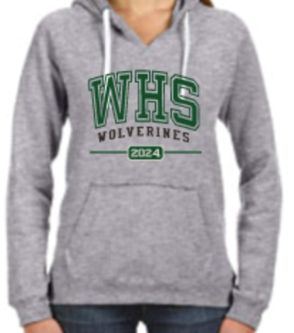 Westwood Next level Girls Hoodie with contrasting tie