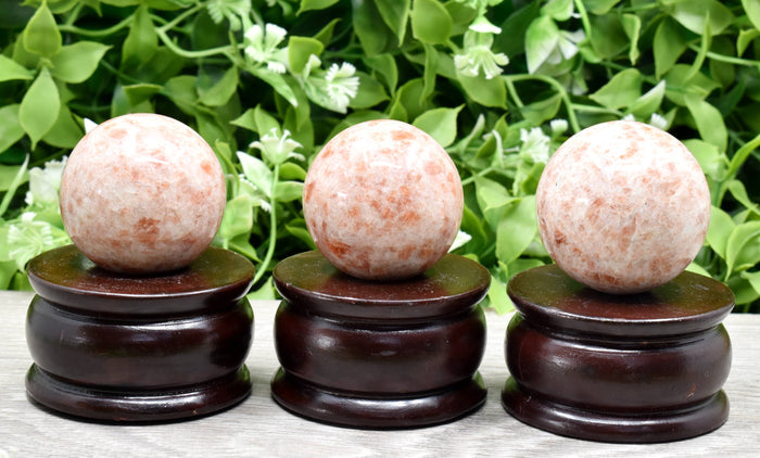 1Pc Sunstone Sphere Crystal Ball Healing Sphere.