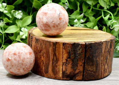 1Pc Sunstone Sphere Crystal Ball Healing Sphere.