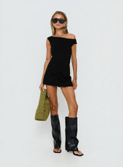 Cheirosa Off Shoulder Romper Black