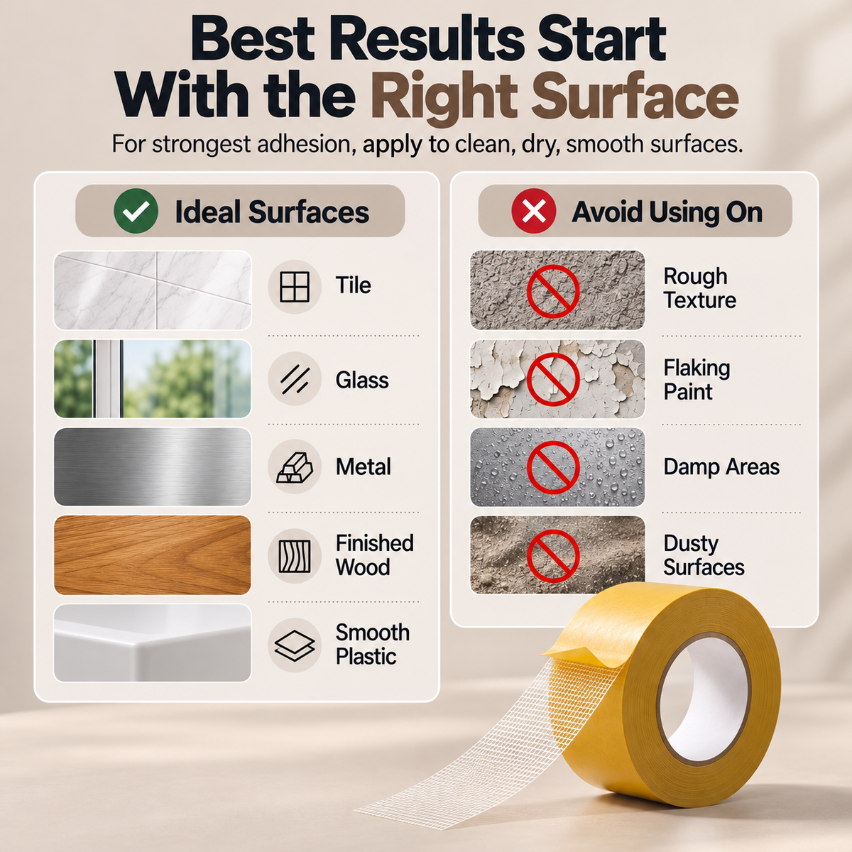 UltraGrip Double-Sided Mounting Tape – Heavy-Duty Mesh Adhesive for Home, Office & DIY