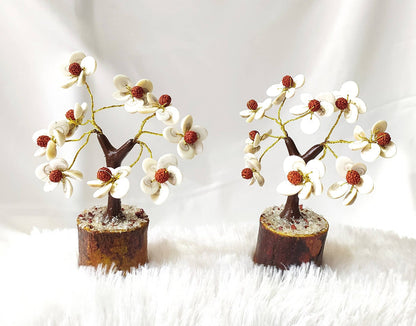 54Beads Gomati Chakra With Rudraksha Tree|Gomati Chakra Tree