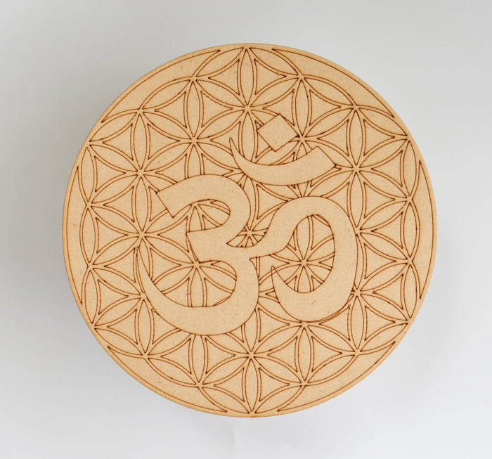 6" Dowsing Pendulum Board, Dowsing Board Grid Board