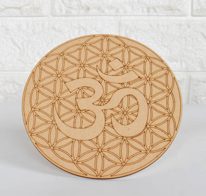 6" Dowsing Pendulum Board, Dowsing Board Grid Board