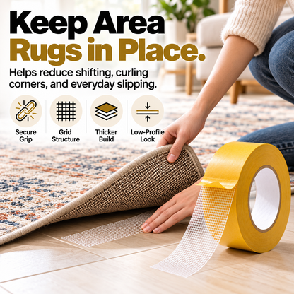 UltraGrip Double-Sided Mounting Tape – Heavy-Duty Mesh Adhesive for Home, Office & DIY