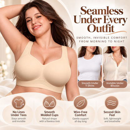 Women Jelly Bras Wirefree Full Coverage