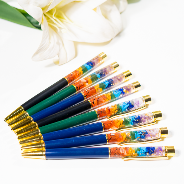7Chakra Crystal Pen, Manifestation Pen, Healing Pen