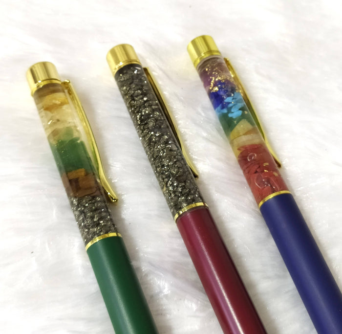 7Chakra Crystal Pen, Manifestation Pen, Healing Pen