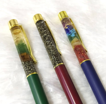 7Chakra Crystal Pen, Manifestation Pen, Healing Pen