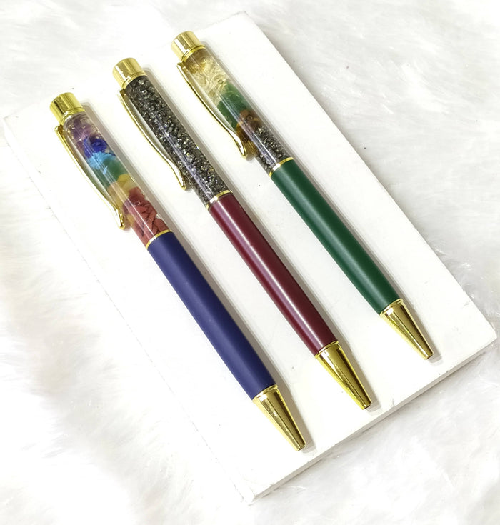 7Chakra Crystal Pen, Manifestation Pen, Healing Pen