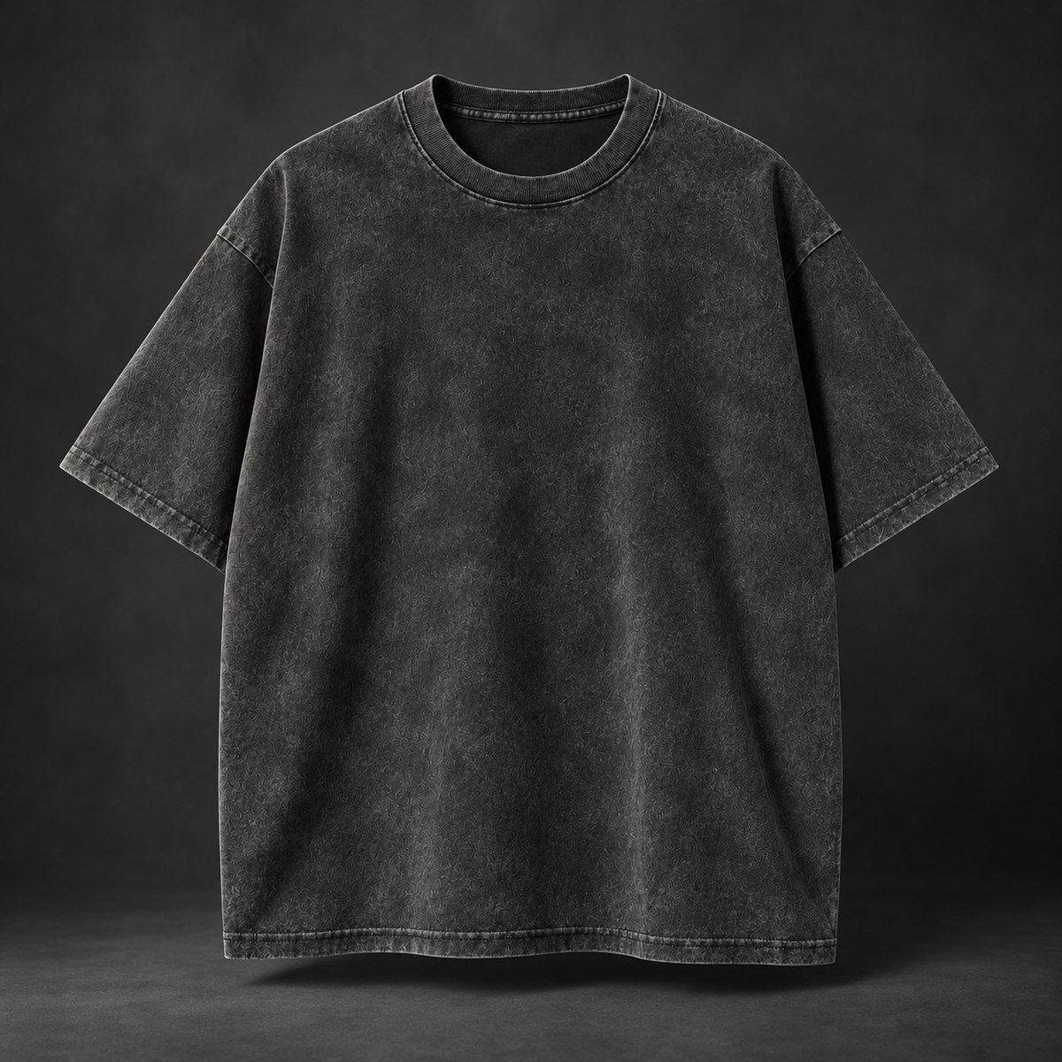 👕 Men's Vintage Washed Oversized Cotton Tee – Loose Fit Casual Short Sleeve Top ✨