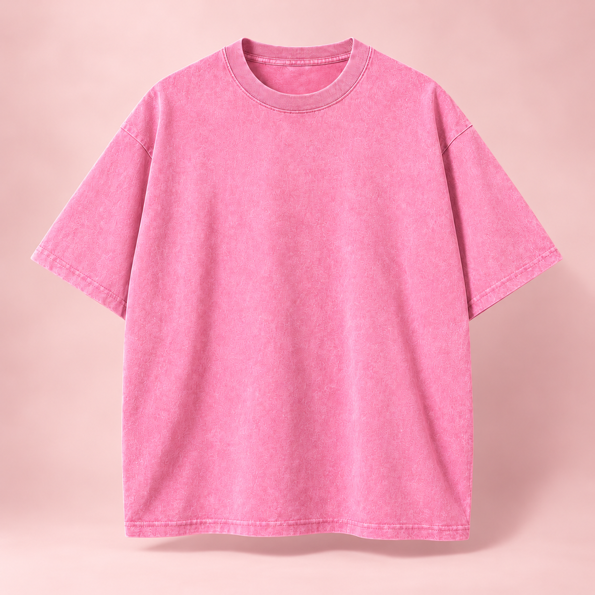 👕 Men's Vintage Washed Oversized Cotton Tee – Loose Fit Casual Short Sleeve Top ✨