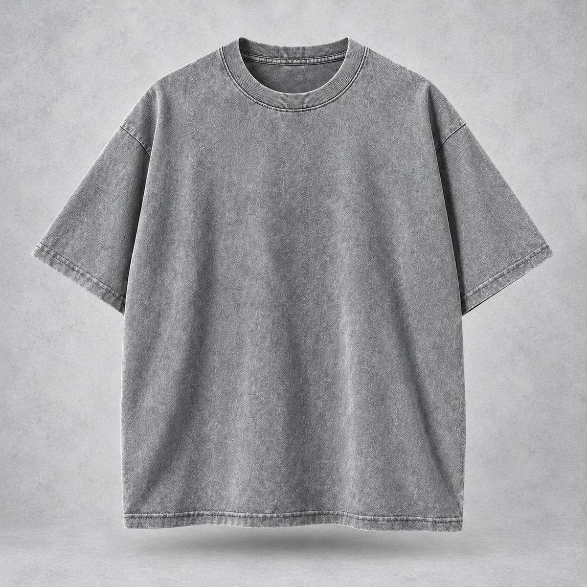 👕 Men's Vintage Washed Oversized Cotton Tee – Loose Fit Casual Short Sleeve Top ✨