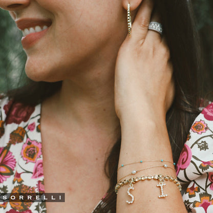 "S" Initial Charm - CFB19BGCRY