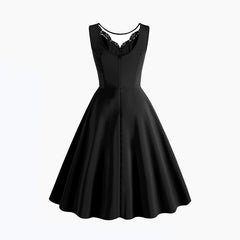 Crush On You Lace Bust Skater Dress