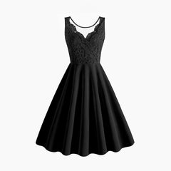 Crush On You Lace Bust Skater Dress