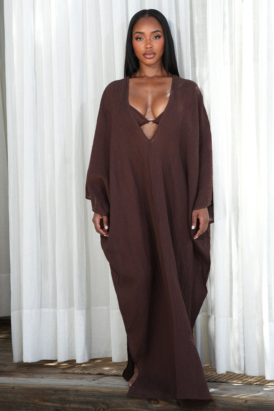 SANTANA KIMONO-BROWN