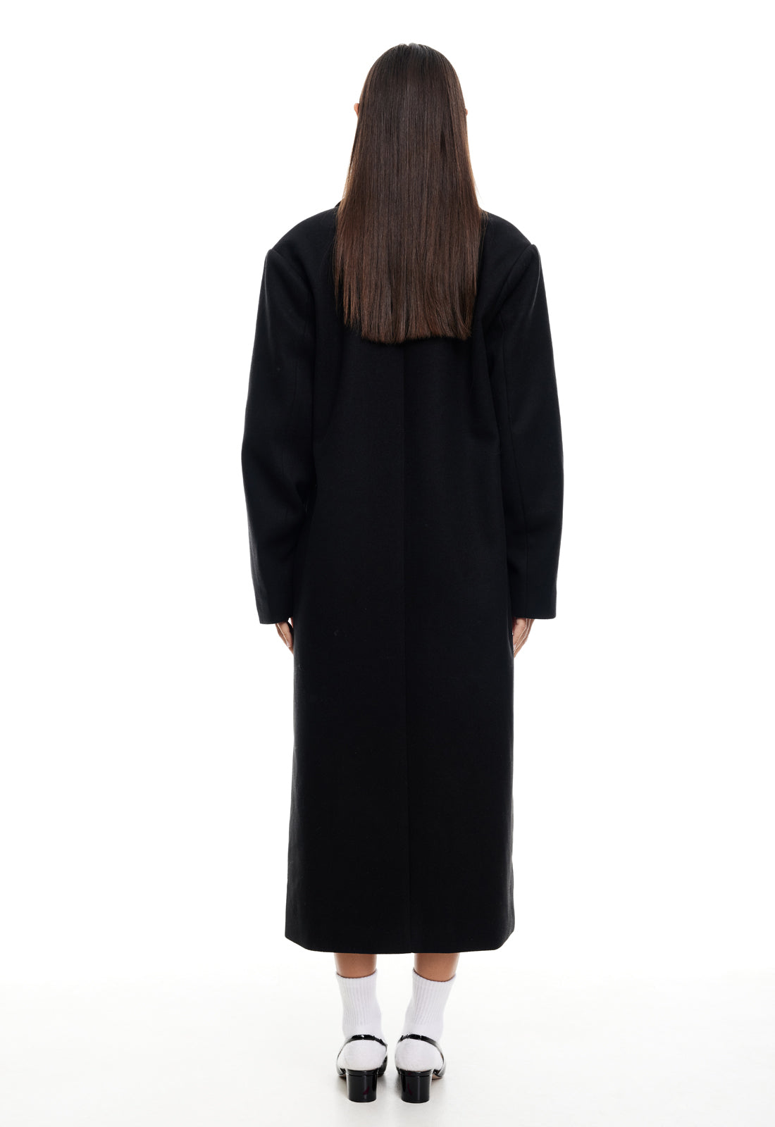 LIONESS Olsen Coat Onyx