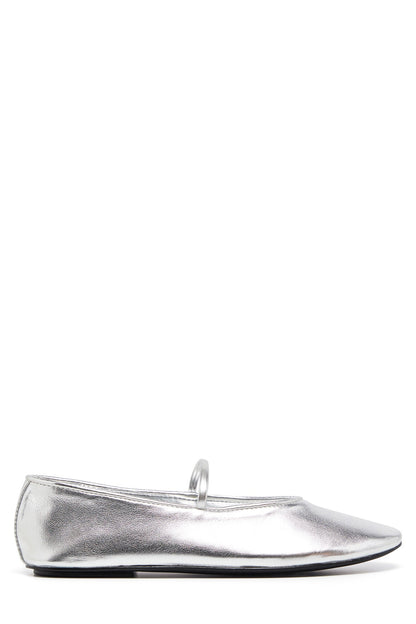 THERAPY Moncherri Ballet Flat Silver Smooth