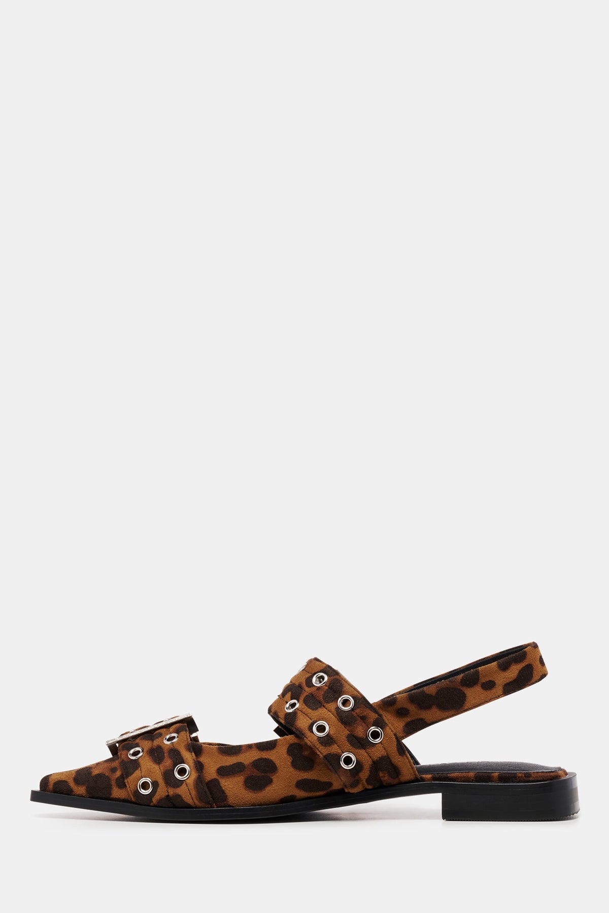 THERAPY Matilda Pointed Flat Leopard Patent