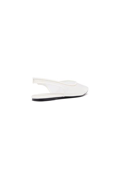 THERAPY Lazer White Patent Ballet Flat