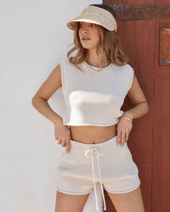 Caliente Cotton Blend Pocketed Shorts