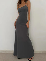 Y2K Bodycon Maxi Dress