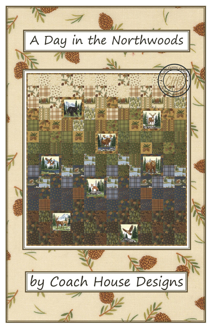 A Day in the Northwoods Downloadable PDF Quilt Pattern