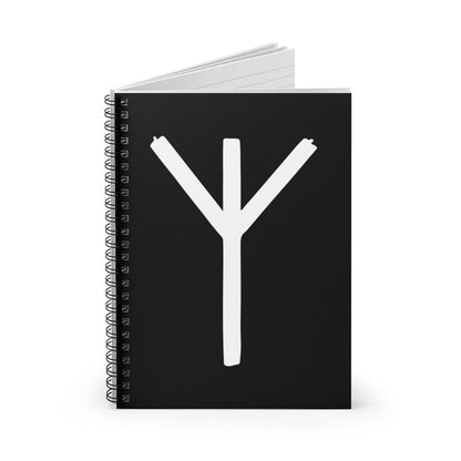 Algiz (Protection) Viking Rune Spiral Notebook Scandinavian Design Studio