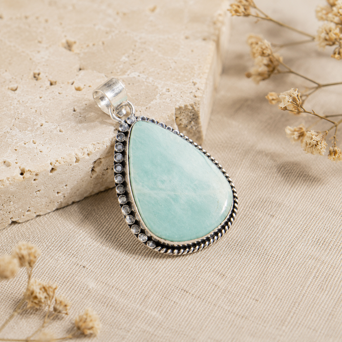 Amazonite Pendants – Natural Crystal Pendants Healing Gemstone Pendants