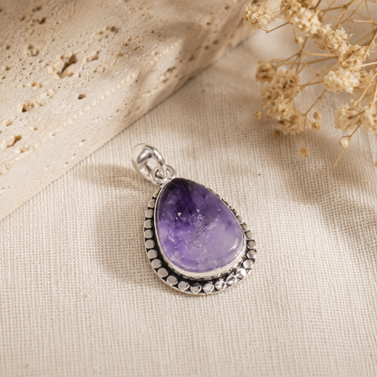 Amethyst Pendants – Natural Crystal Pendants Healing Gemstone Pendants