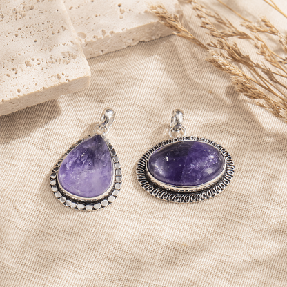 Amethyst Pendants – Natural Crystal Pendants Healing Gemstone Pendants