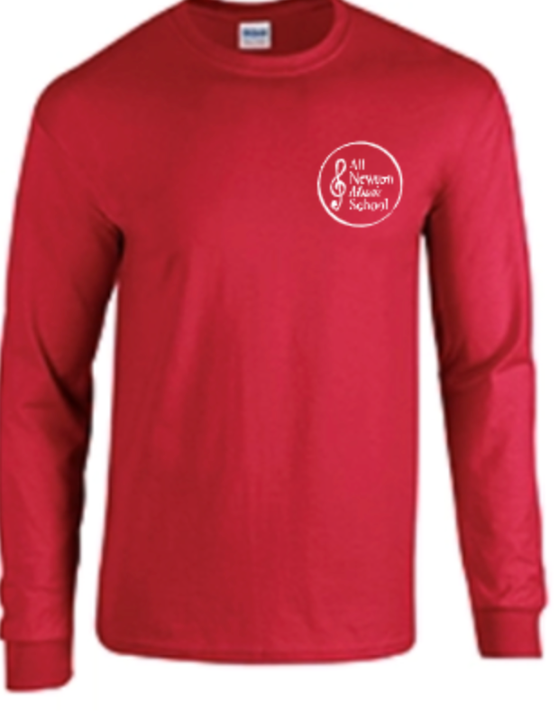 ANMS Holiday Long Sleeve Tee (red, white or grey)