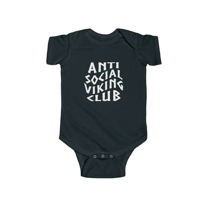Anti Social Viking Club Baby Bodysuit