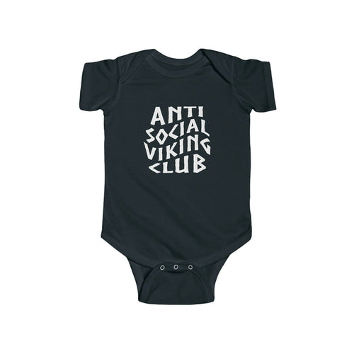 Anti Social Viking Club Baby Bodysuit