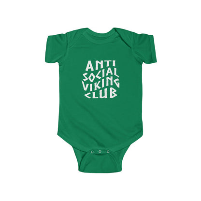 Anti Social Viking Club Baby Bodysuit