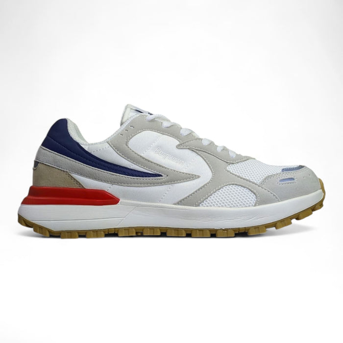 BEQUEM 0212E WHITE/NAVY/RED