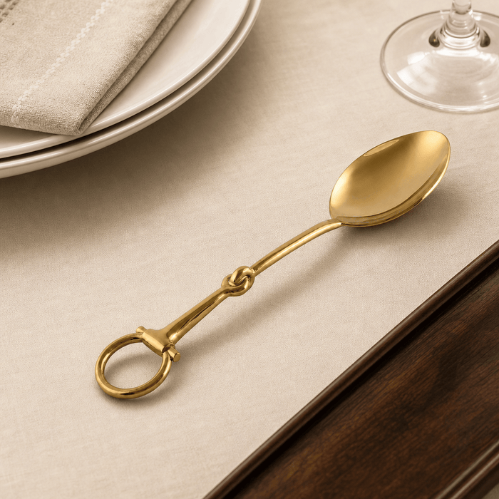 Bit Serving Spoon - Stainless Steel Shiny Gold 2