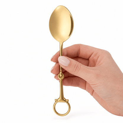 Bit Serving Spoon - Stainless Steel Shiny Gold 7