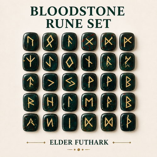 Bloodstone Rune Set  (Protection and Strength)
