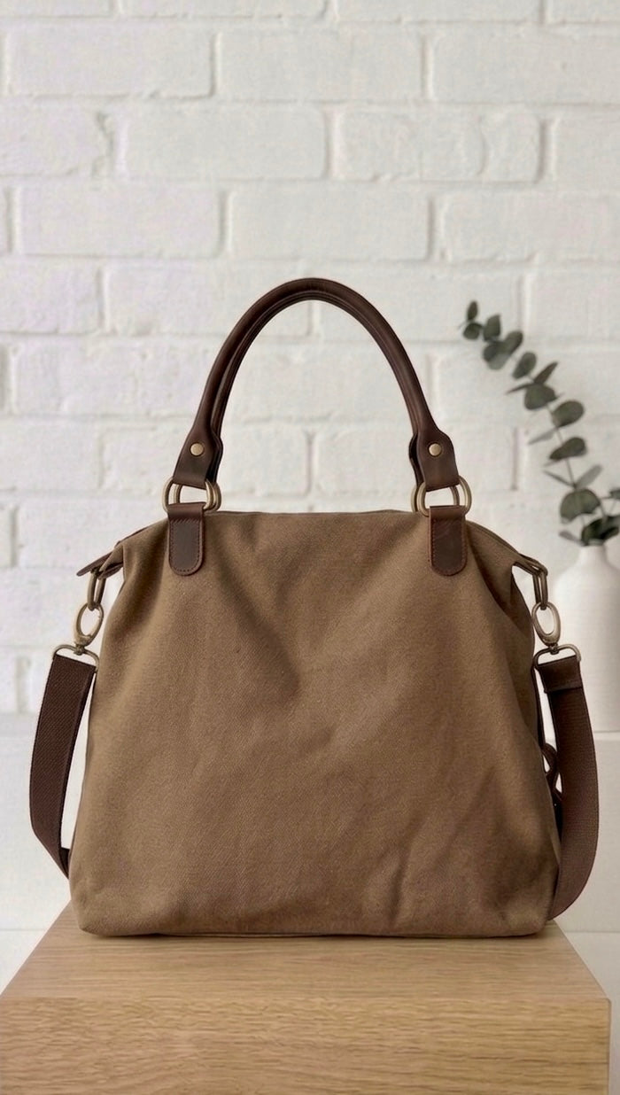 Bolso personalizable marrón
