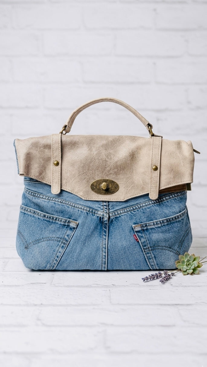 Bolso reciclado Levi’s beige