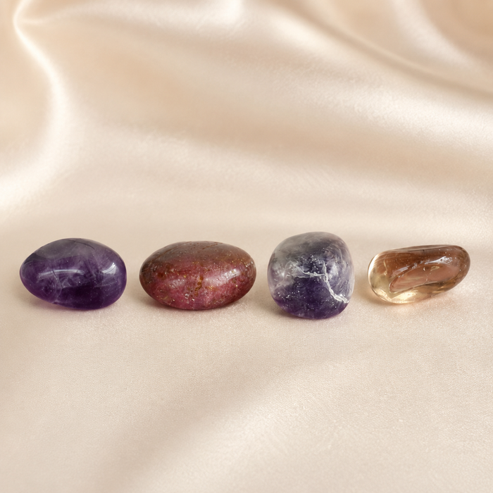 Brings RELAXATION Crystal Kit, Gemstone Tumble Kit, Relaxation Crystal Gift Set