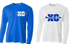 Brown XC long sleeve dry fit (2022 logo)